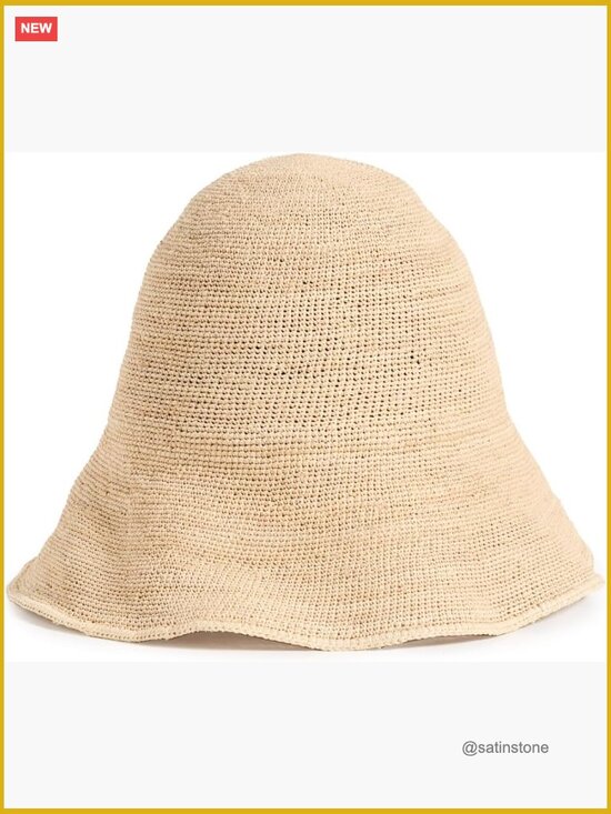 Woven Straw Sun Hat with Interior Sweatband, Packable, Adjustable, Spot Clean main image 4